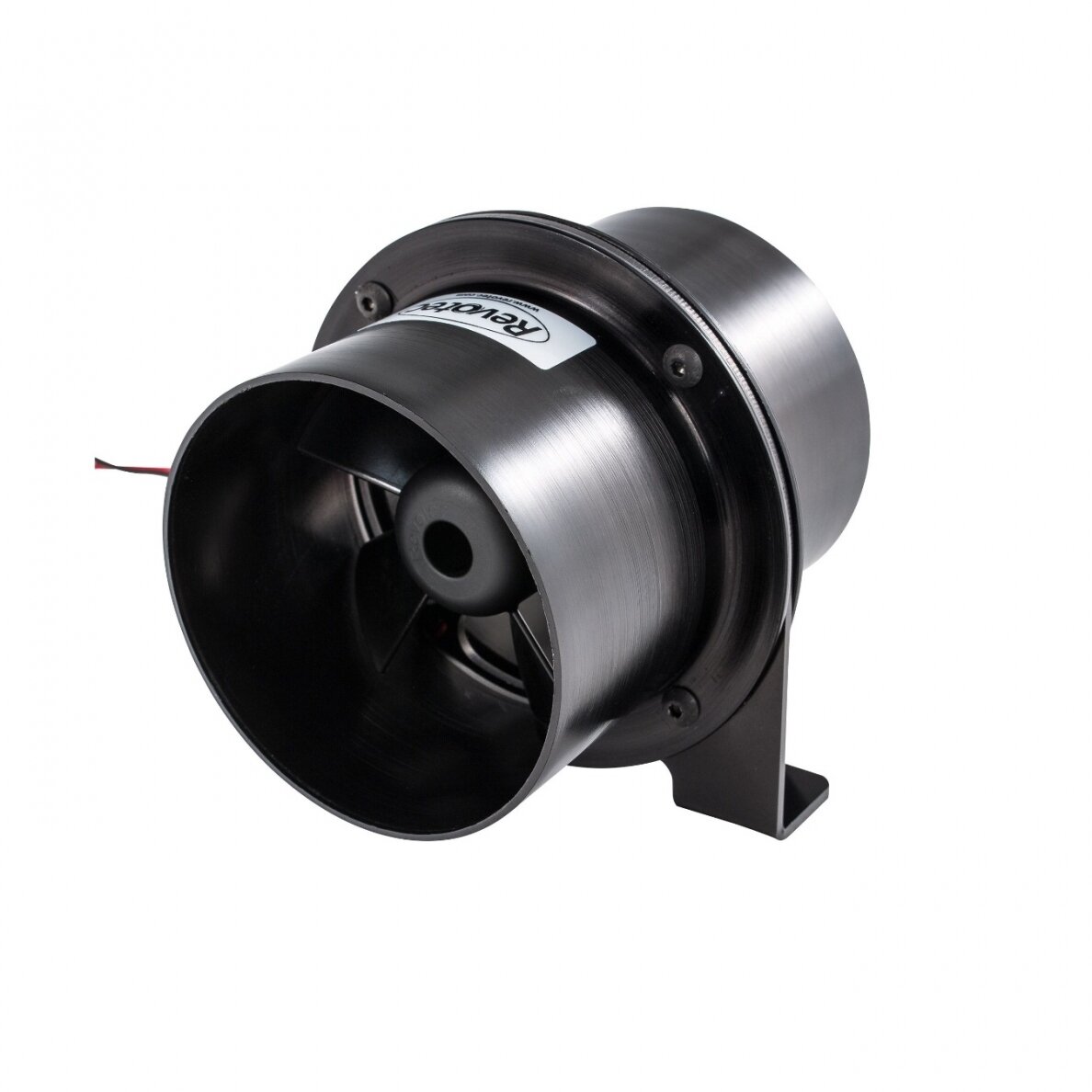REVOTEC 102 mm aliuminio išmetimo ventiliatorius, 12 V 3
