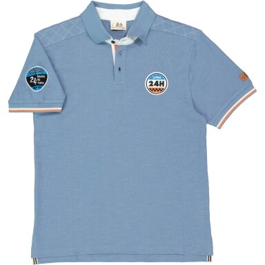 24H DU MANS Polo marškinėliai Vintage Blue vyrams