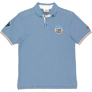 24H DU MANS Polo marškinėliai Vintage Blue vyrams