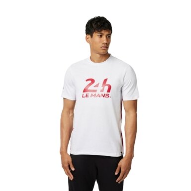 24H DU MANS Heritage balta marškinėliai vyrams