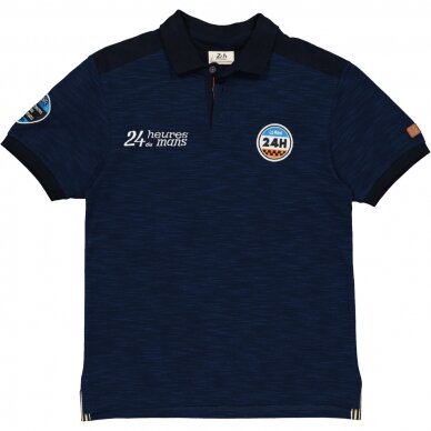 24H DU MANS Legend Blue polo marškinėliai vyrams
