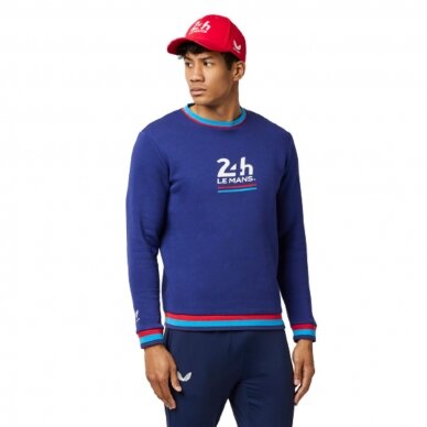 24H DU MANS mėlynas logotipu puoštas vyriškas megztinis 3 24H DU MANS mėlynas logotipu puoštas vyriškas megztinis 3