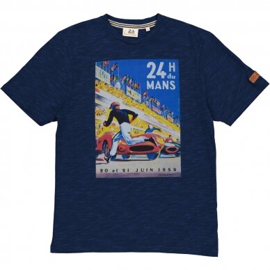 24H DU MANS Plakatas 1959 Mėlyni vyriški marškinėliai 24H DU MANS Plakatas 1959 Mėlyni vyriški marškinėliai