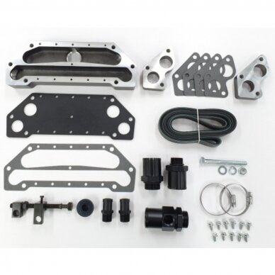 Adapterių rinkinys EWP DAVIES CRAIG elektrinei vandens pompai GM LS serijos varikliuose Adapterių rinkinys EWP DAVIES CRAIG elektrinei vandens pompai GM LS serijos varikliuose
