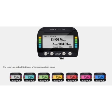 AIM Solo 2 GPS ratų laikmatis 4 GB atminties ir įkraunama ličio baterija