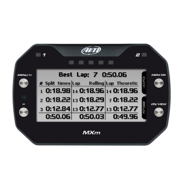 AIM MXM skaitmeninis prietaisų skydelis su integruotu GPS 1 AIM MXM skaitmeninis prietaisų skydelis su integruotu GPS 1