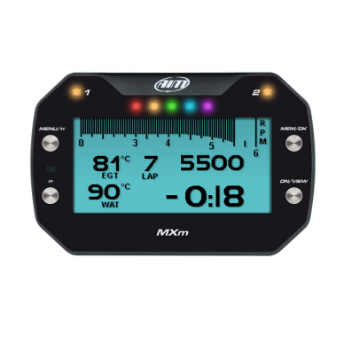 AIM MXM skaitmeninis prietaisų skydelis su integruotu GPS AIM MXM skaitmeninis prietaisų skydelis su integruotu GPS
