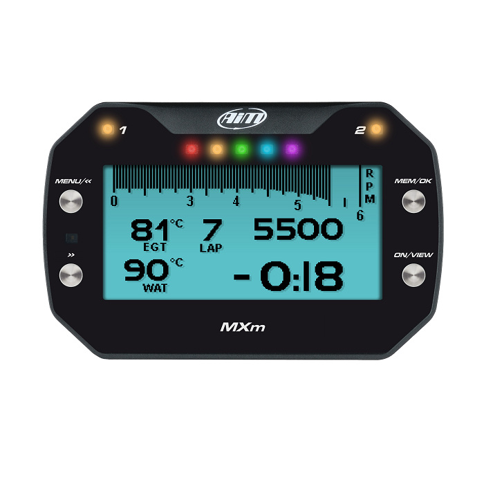 AIM MXM skaitmeninis prietaisų skydelis su integruotu GPS AIM MXM skaitmeninis prietaisų skydelis su integruotu GPS