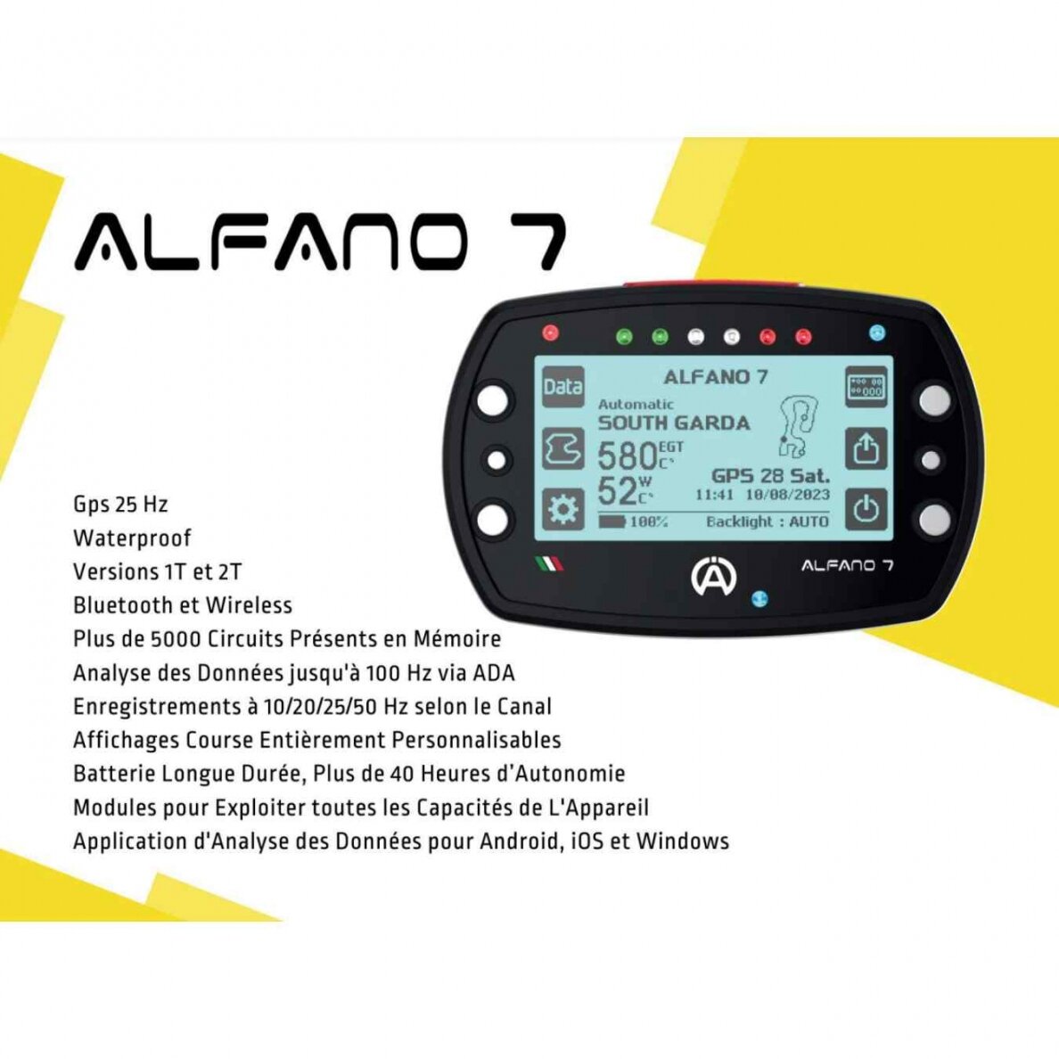 ALFANO 7 1T + vandens temperatūros jutiklis + 135 cm prailginimo kabelis (PACK1) ALF1075PACK1 1