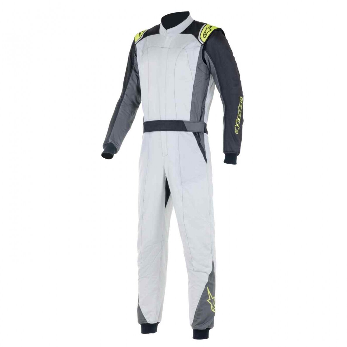 „Alpinestars Atom Fia 8856 2018“ sidabro antracito geltona spalva „Alpinestars Atom Fia 8856 2018“ sidabro antracito geltona spalva
