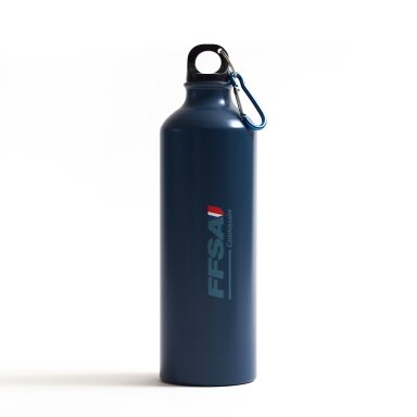 800 ml mėlynas aliuminis vandens butelis