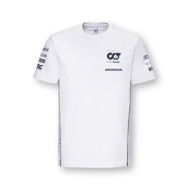 ALPHA TAURI Team F1 balta marškinėliai vyrams