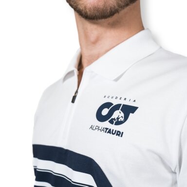 ALPHA TAURI TEAM mėlyna polo marškinėliai vyrams