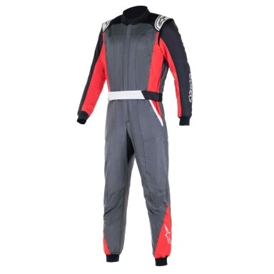 ALPINESTARS ATOM FIA 8856 2018 Antracito raudonos spalvos kostiumas