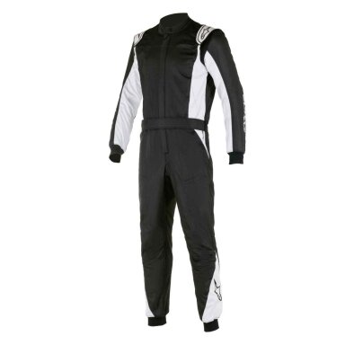 ALPINESTARS ATOM FIA 8856 2018 Juodas sidabrinis kostiumas