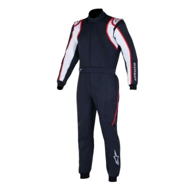 ALPINESTARS GP RACE V2 FIA 8856 2018 kostiumas juodas baltas raudonas