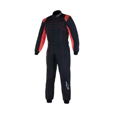 ALPINESTARS KMX 9 V3 FIA 8877 2022 Juodas raudonas kartingo kostiumas