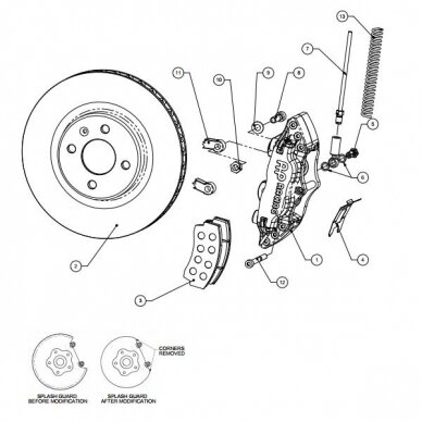 AP RACING didelis stabdžių komplektas BMW M3 E46 4 galiniai stūmokliai, juodos spalvos 1 AP RACING didelis stabdžių komplektas BMW M3 E46 4 galiniai stūmokliai, juodos spalvos 1