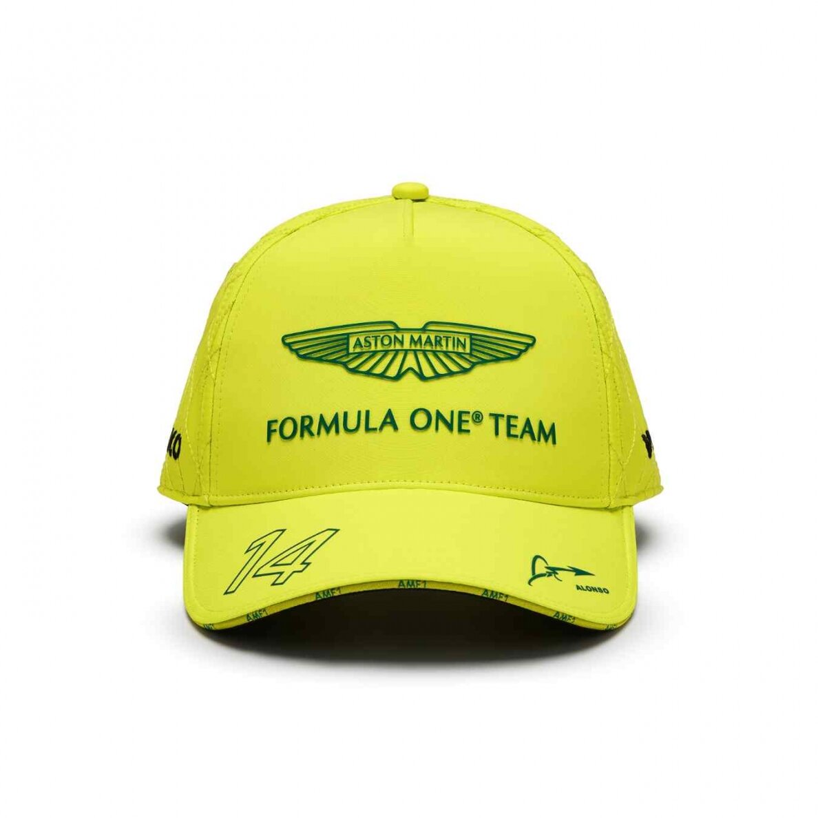 ASTON MARTIN Fernando Alonso geltona kepurė ASM24_CAS_ALJ ASTON MARTIN Fernando Alonso geltona kepurė ASM24_CAS_ALJ