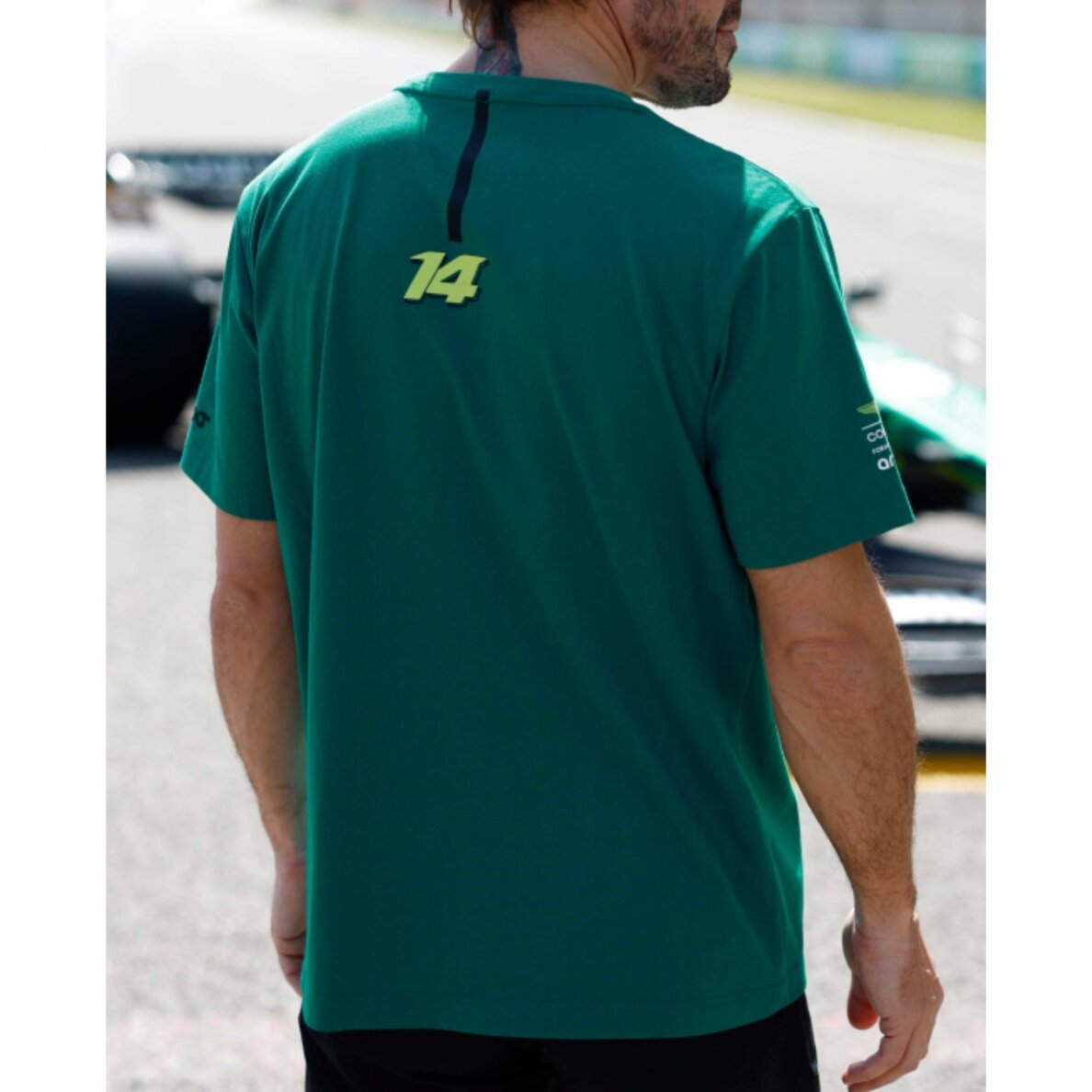 ASTON MARTIN Fernando Alonso KIMOA Žalia marškinėliai vyrams 5