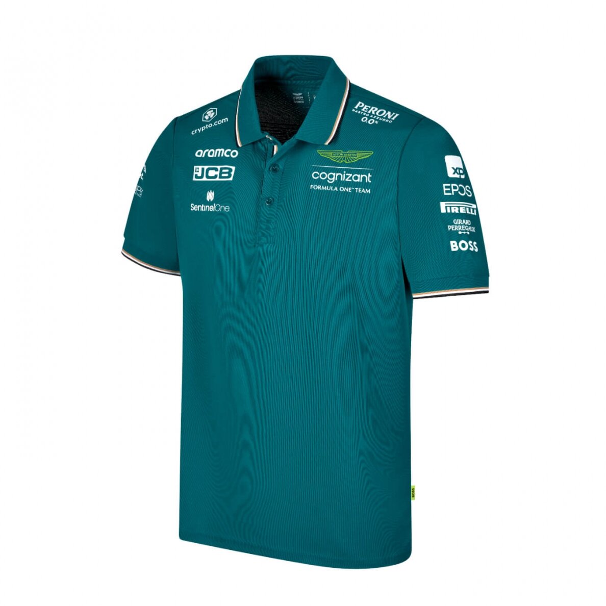 ASTON MARTIN Team F1 Žali polo marškinėliai vyrams