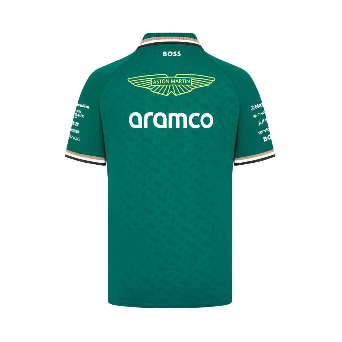 ASTON MARTIN Team Žali polo marškinėliai vyrams ASM24_PLH_TEA 1