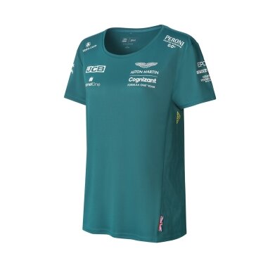 Žalia ASTON MARTIN F1 Team marškinėliai moterims