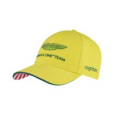 ASTON MARTIN GP Las Vegas geltona kepurė