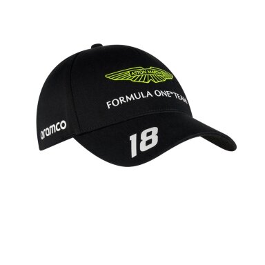 ASTON MARTIN komandos vairuotojas Lance Stroll juodas kepuraitė