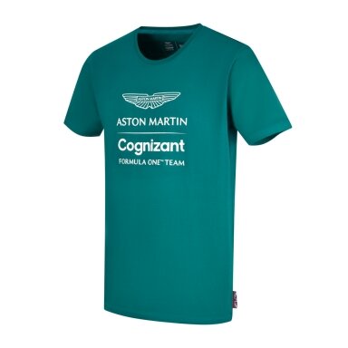 ASTON MARTIN Lifestyle žalios spalvos vyriškas marškinėlis