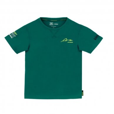 ASTON MARTIN Fernando Alonso KIMOA Žalia marškinėliai vyrams