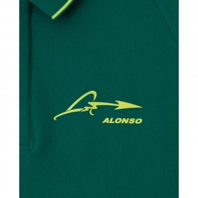 ASTON MARTIN Fernando Alonso KIMOA žalia polo marškinėliai vyrams 3 ASTON MARTIN Fernando Alonso KIMOA žalia polo marškinėliai vyrams 3