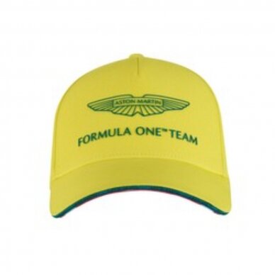 ASTON MARTIN GP Las Vegas geltona kepurė 1 ASTON MARTIN GP Las Vegas geltona kepurė 1
