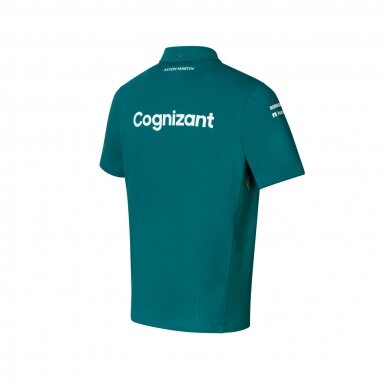 ASTON MARTIN Team žalios spalvos vyriškas polo marškinėlis 1 ASTON MARTIN Team žalios spalvos vyriškas polo marškinėlis 1