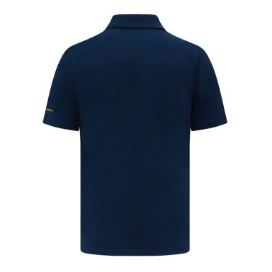 AYRTON SENNA Fanwear mėlyni polo marškinėliai vyrams