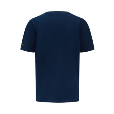 AYRTON SENNA Fanwear sezoniniai mėlyni marškinėliai vyrams