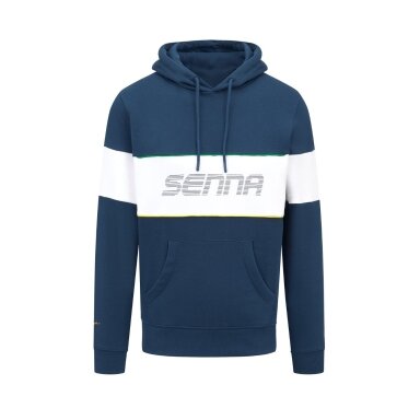 AYRTON SENNA mėlyna lenktynių džemperis vyrams