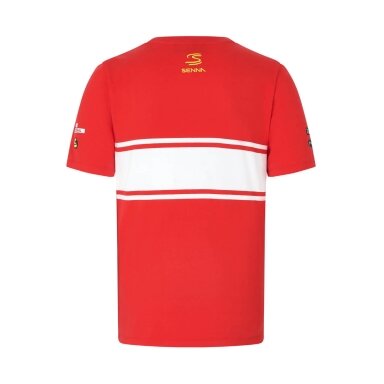 AYRTON SENNA McLaren Raudoni marškinėliai vyrams SEN24_TSH_MCL