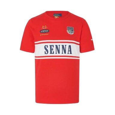 AYRTON SENNA McLaren Raudoni marškinėliai vyrams SEN24_TSH_MCL