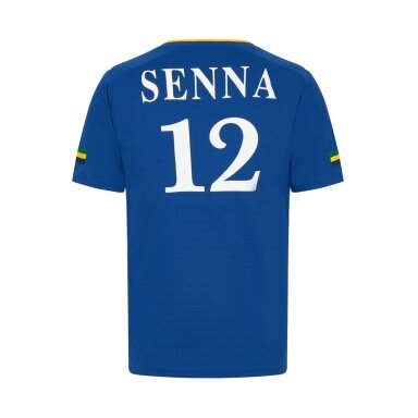 AYRTON SENNA Stripe Blue T-shirt for Men SEN24_TSH_STR