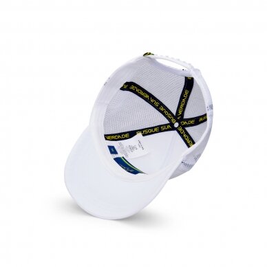 AYRTON SENNA Fanwear kepurė, balta, Busque 3 AYRTON SENNA Fanwear kepurė, balta, Busque 3