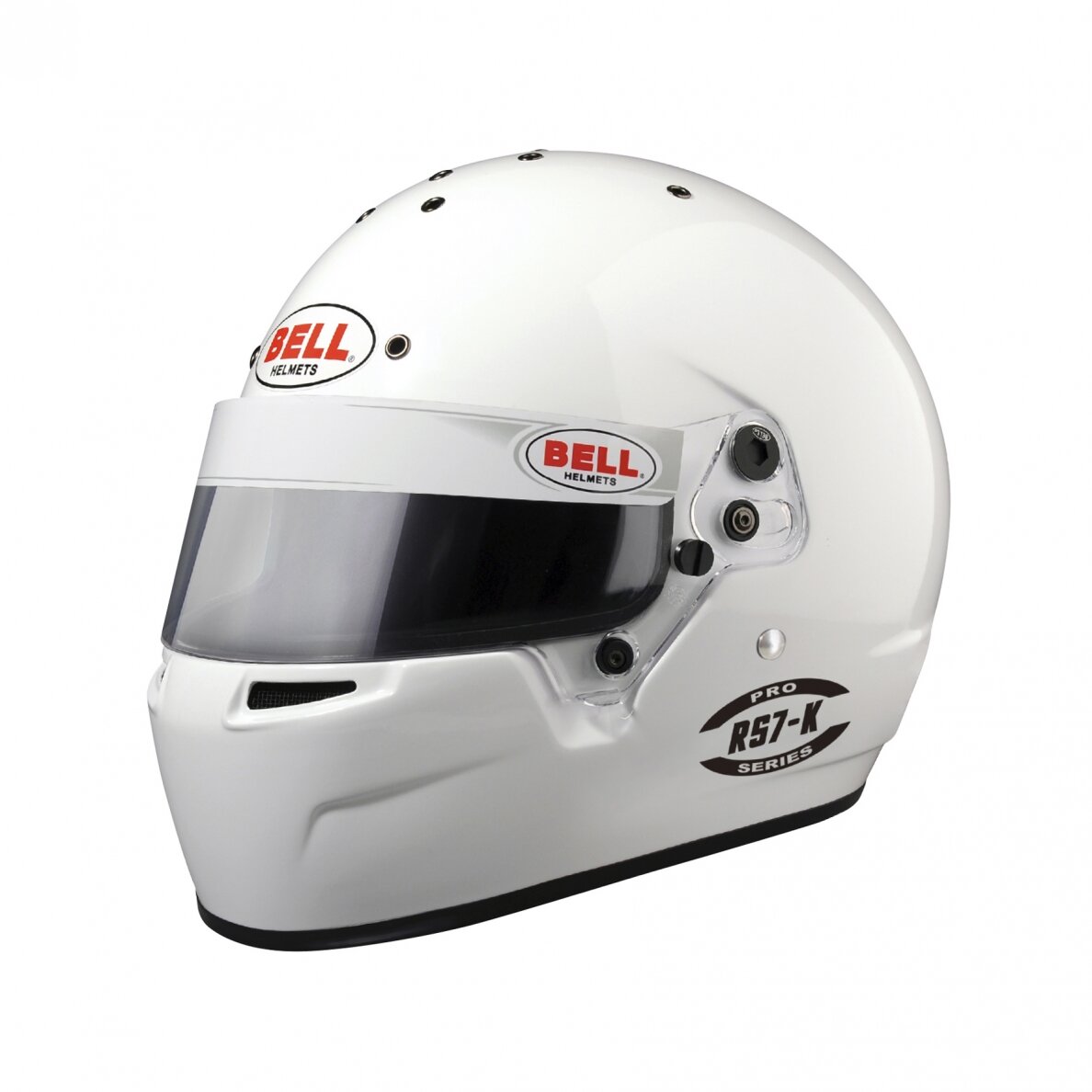 BELL RS7-K K2020 viso veido šalmas baltas