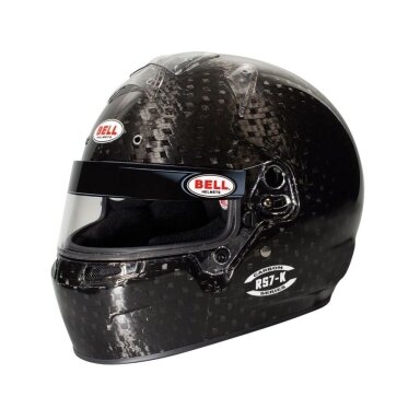 BELL RS7-K CARBON viso veido šalmas raudonas vidinis dydis 61PLUS XL