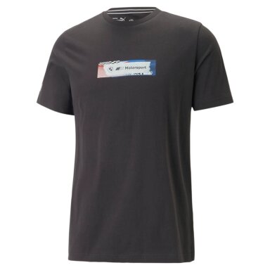 BMW MOTORSPORT Puma Statement Logo Juoda marškinėliai vyrams