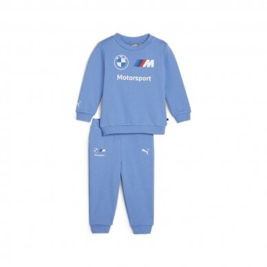 BMW MOTORSPORT Puma mėlynas megztinių ir kelnių rinkinys vaikams PUM24_SET_MMS