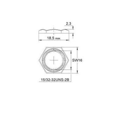 CAMLOC 2600 lizdo tvirtinimo veržlė