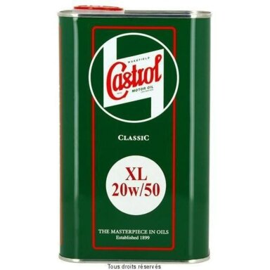 CASTROL Classic XL 20W-50 variklio alyva - 1L skardinė