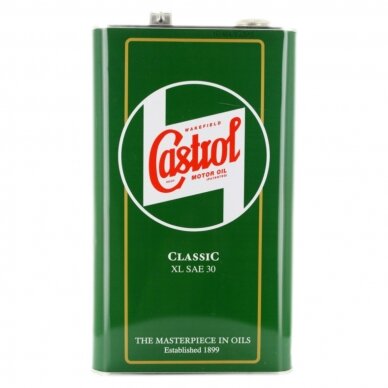 CASTROL Classic XL 30 variklio/pavarų dėžės alyva – 5 l kanistras CASTROL Classic XL 30 variklio/pavarų dėžės alyva – 5 l kanistras
