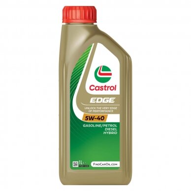 CASTROL EDGE 5W40 1L variklio alyva