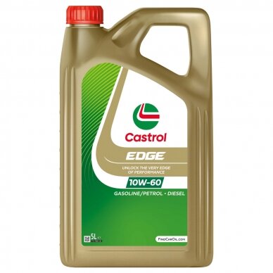 CASTROL Edge Supercar 10W60 5L variklio alyva CASTROL Edge Supercar 10W60 5L variklio alyva